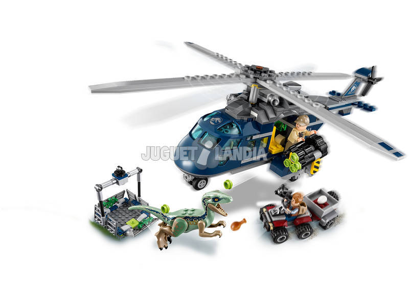 Lego Jurassic World Helicopter Perseguição 75928