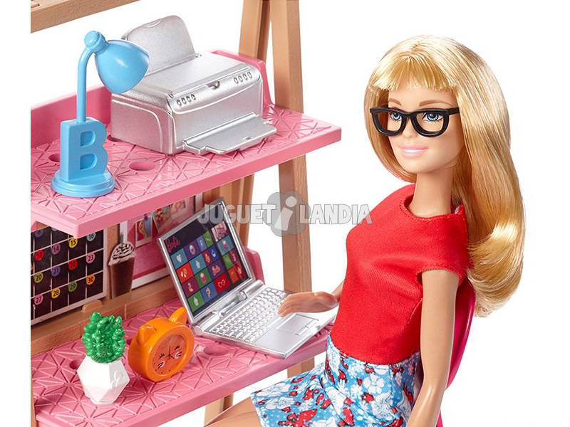 Barbie Kombination Möbel und Puppe Mattel DVX51