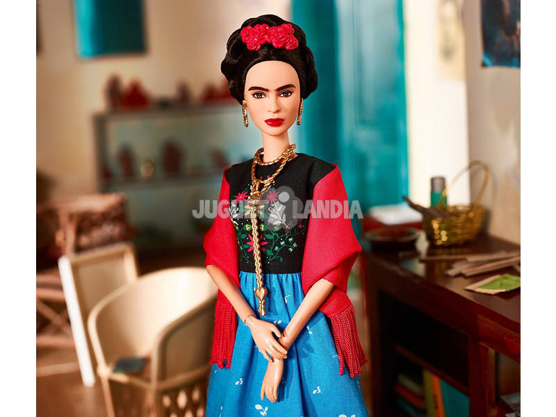Barbie Collectors Frida Kahlo Riproduzione Celebrativa da Collezionare Mattel FJH65