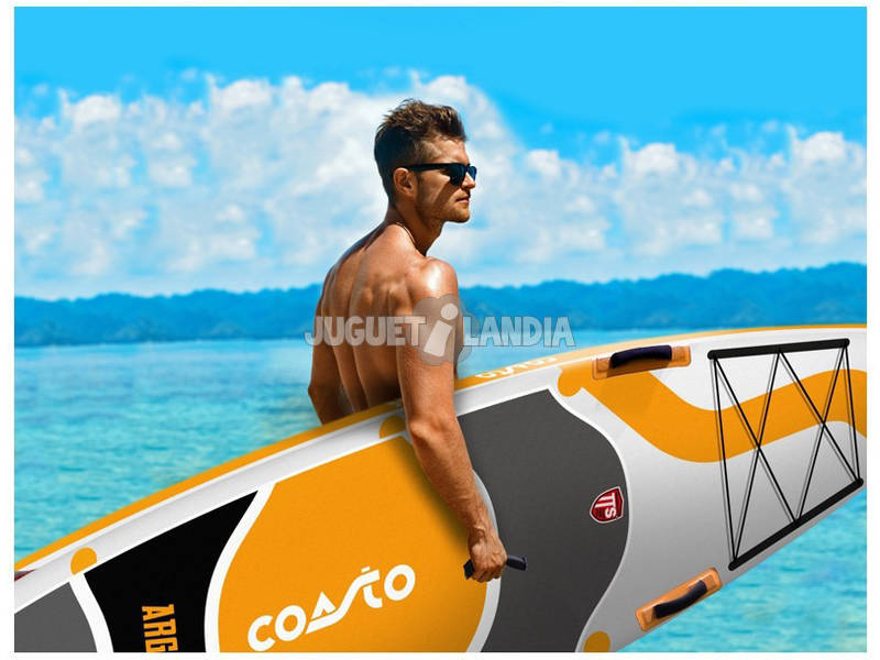 Prancha de Surf Inflável Paddle Argo Custo 320 x 81 Cm Poolstar PB-CARG106