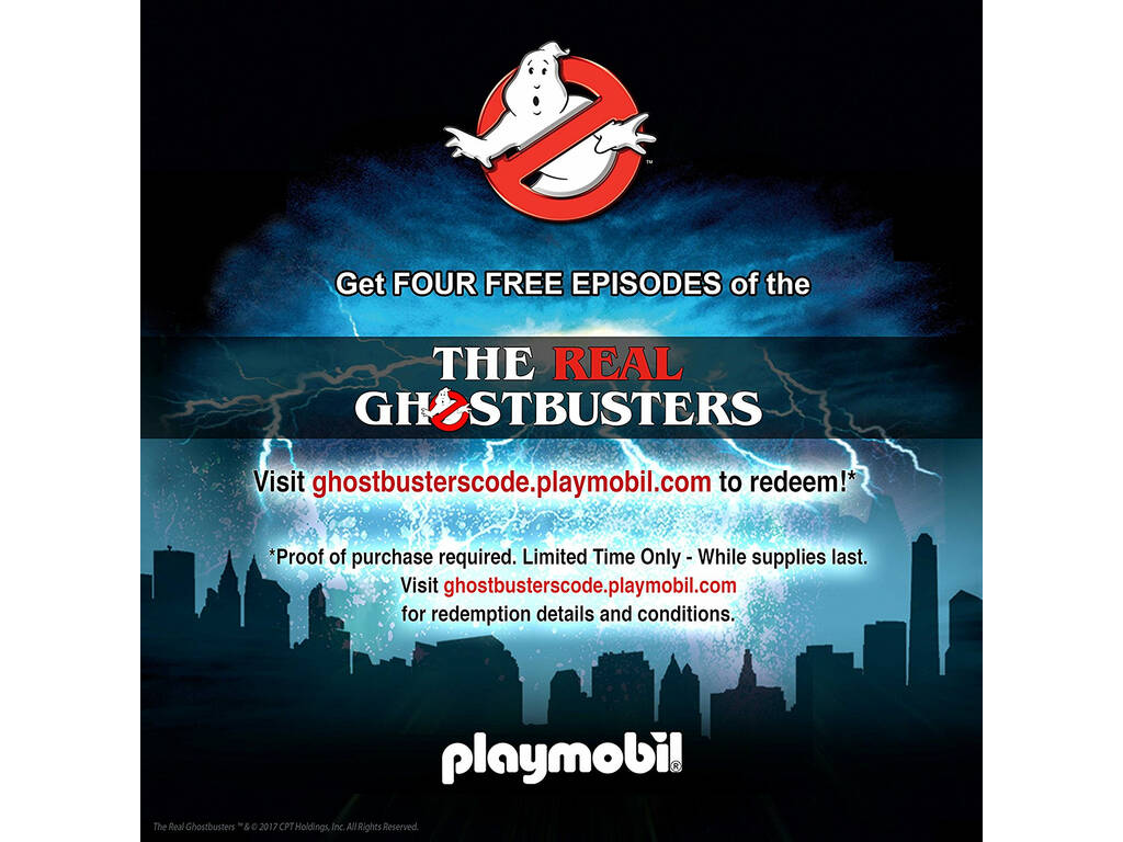 Playmobil Barracks Quartel dos Bombeiros Ghostbusters 9219