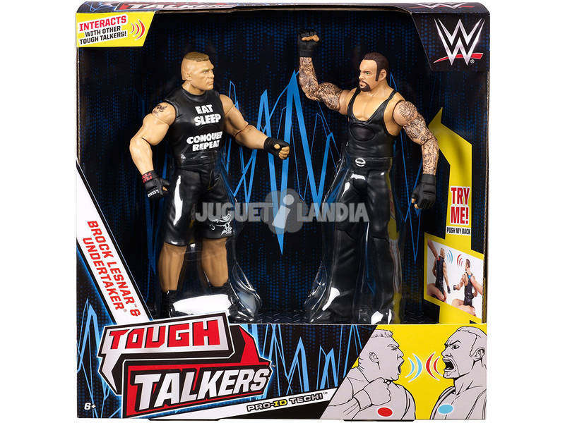 WWE Pack 2 Figuren Tough Talkers 15 cm.
