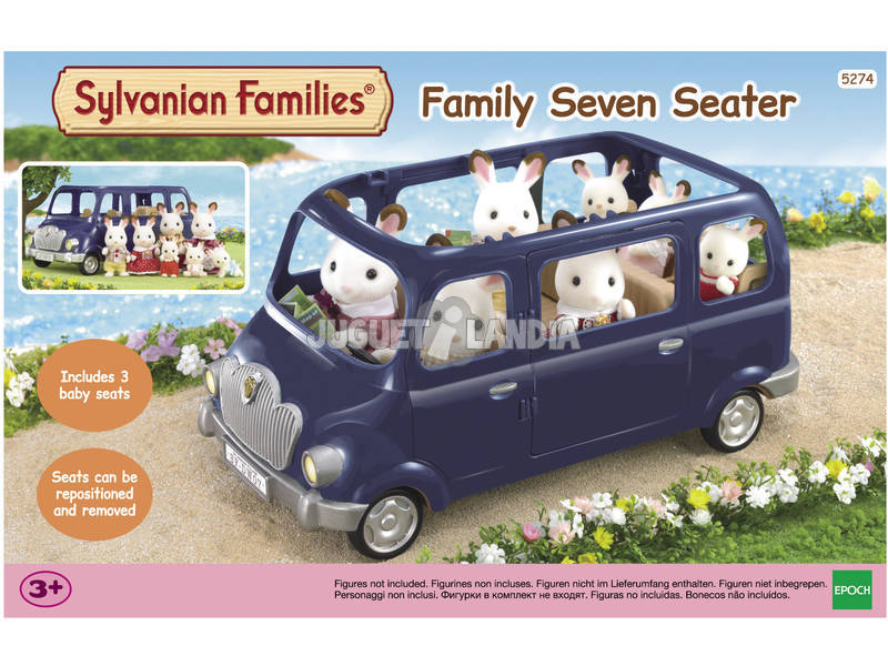 Sylvanian Famílias Car Família 7 Seater Epoch To Imagine 5274