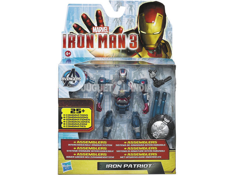 Iron man figuras accion conexion 9 cm.