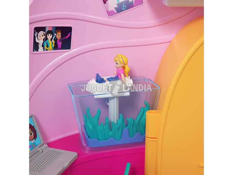 Polly Pocket Mini-Coffret Colorato Cameretta con Bambole e Sorprese Nascoste Mattel FRY98