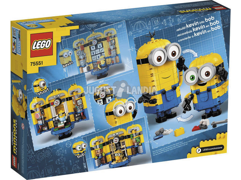 Lego Minions und ihre Höhle zum Bauen 75551