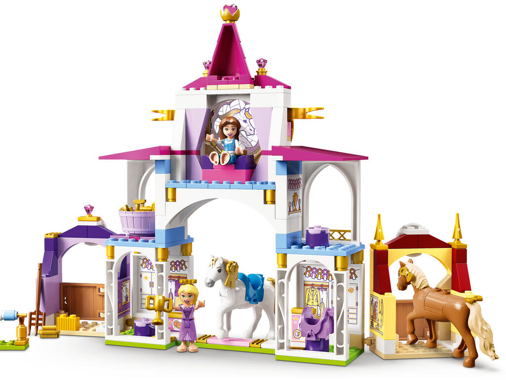 Lego Disney Princesas Establos Reales de Bella y Rapunzel 43195