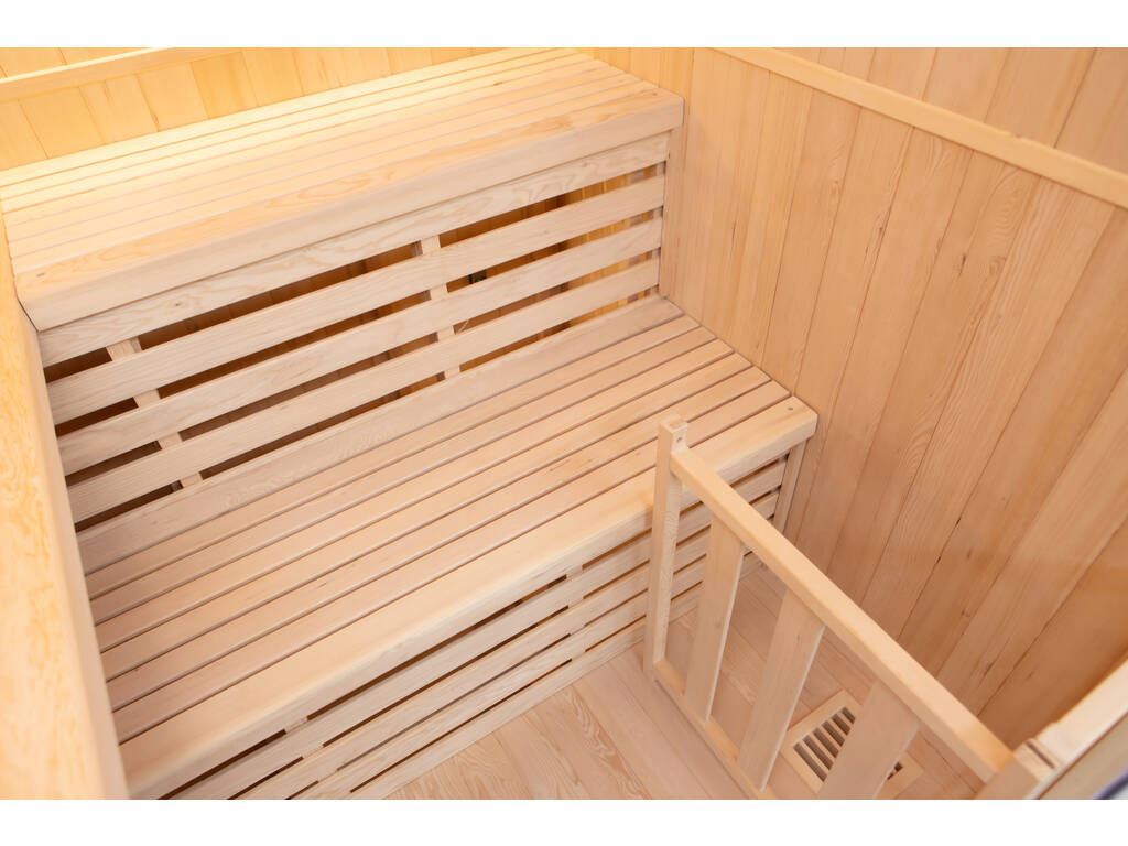 Sauna tradizionale Sense 4 posti Pacchetto completo Poolstar SN-SENSE-4PK
