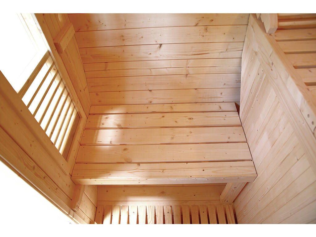 Sauna da esterno Gaïa Bella 3 posti 220x205x160 cm