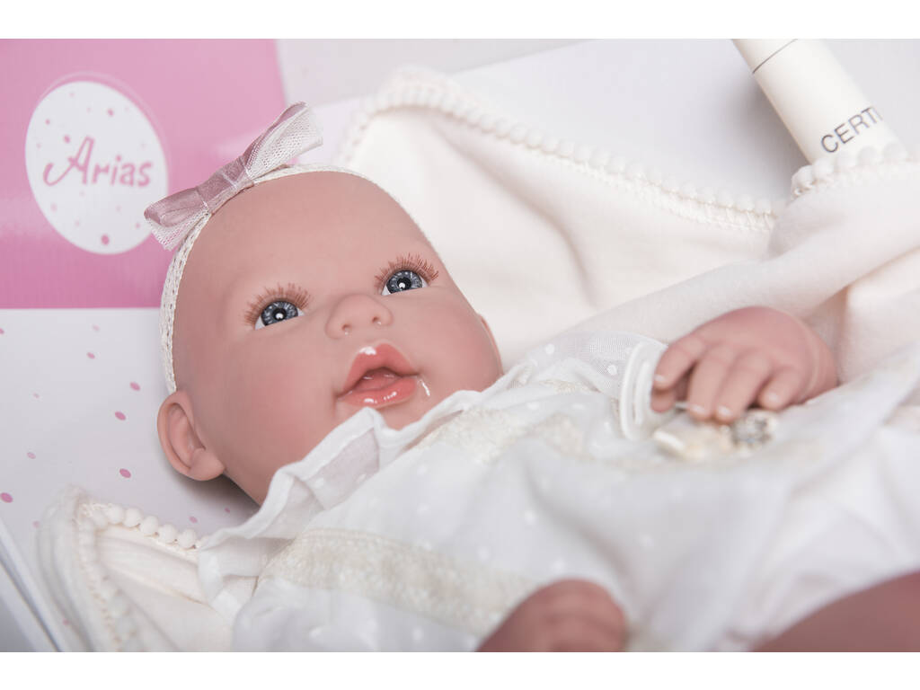 Comprar Boneca reborn 45 cm Anais manta e peluche de Arias