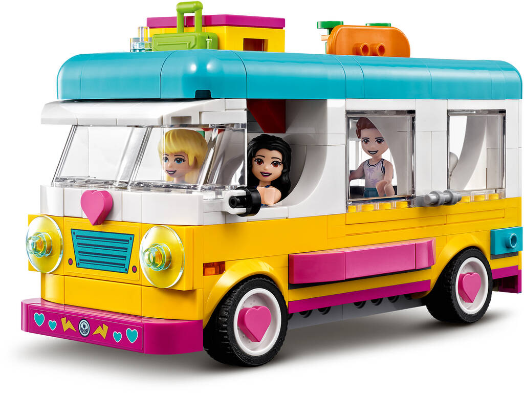 Lego Friends Floresta Auto-caravana e Barco de Vela Lego 41681
