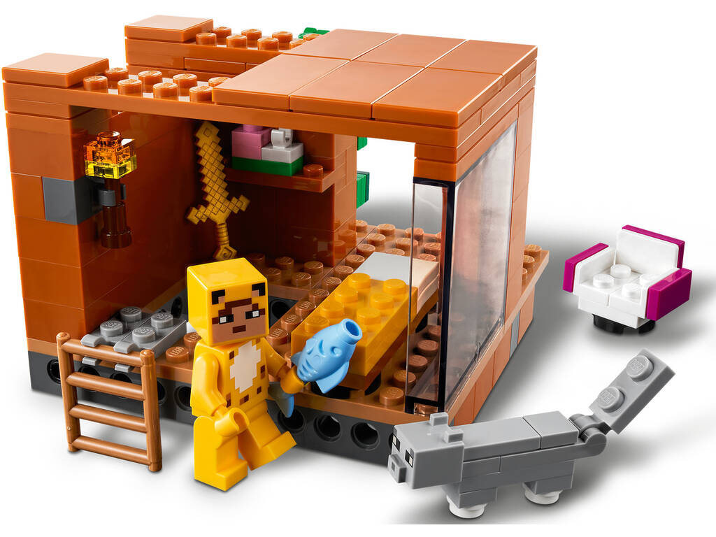 Lego Minecraft La Casa del Arbol Moderna 21174