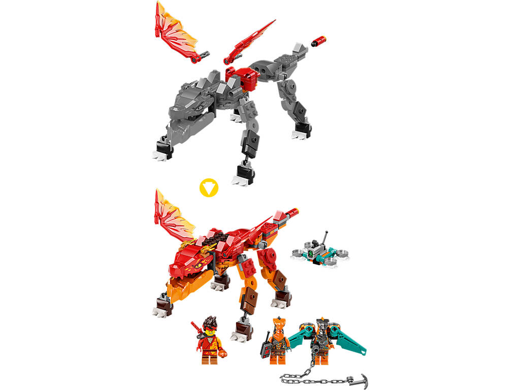 Lego Ninjago Feuerdrache EVO von Kai 71762