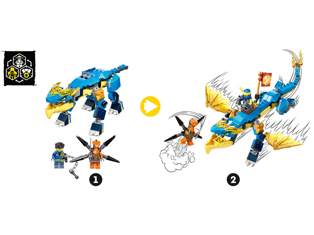 Lego Ninjago Dragão do Trovão EVO de Jay 71760