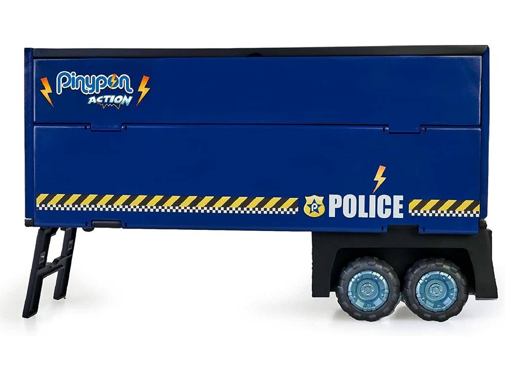 Pinypon Action Super Polizei Lastwagen mit Figuren und Zubehör Famosa