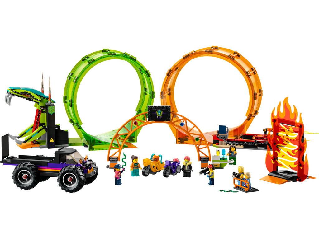 Lego City Stuntz Pista Acrobática con Doble Rizo 60339