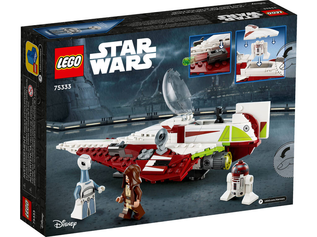 Lego Star Wars Caza Estelar Jedi de Obi-Wan Kenobi 75333