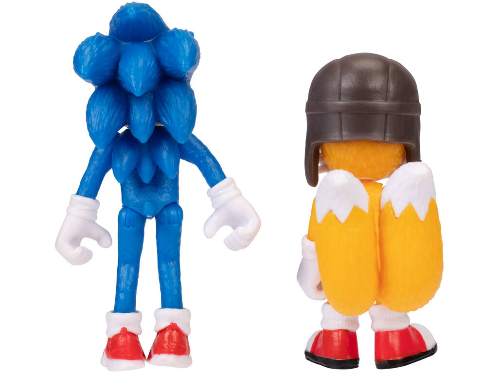 Sonic The Hedgehog 2 Bi-plano com Figuras Sonic e Tails Jakks 412674