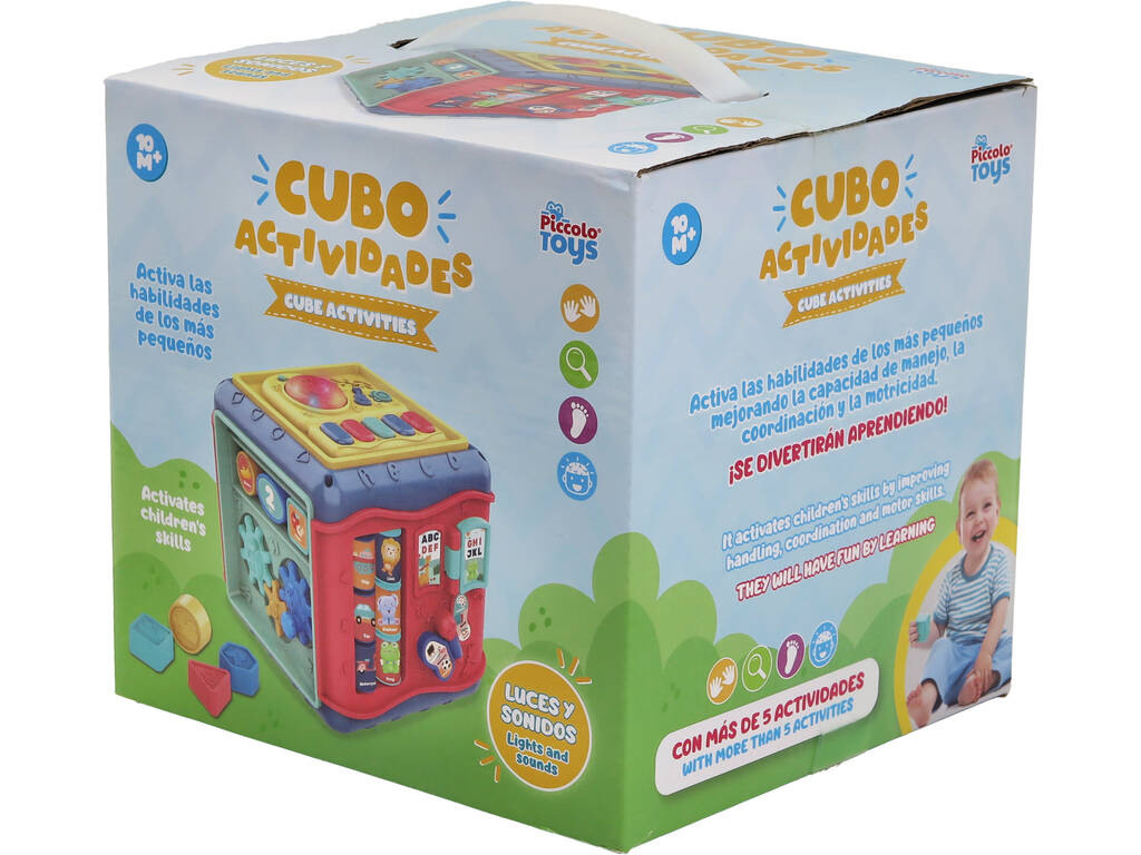 Cubo Infantil Multiactividades con Luces y Sonidos