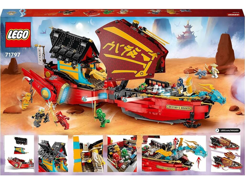 Lego Ninjago Ninja-Angriffsschiff Wettlauf gegen die Zeit 71797