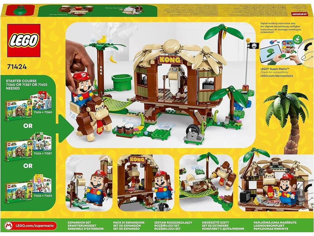 Lego Super Mario Set de Expansión: Casa del árbol de Donkey Kong 71424