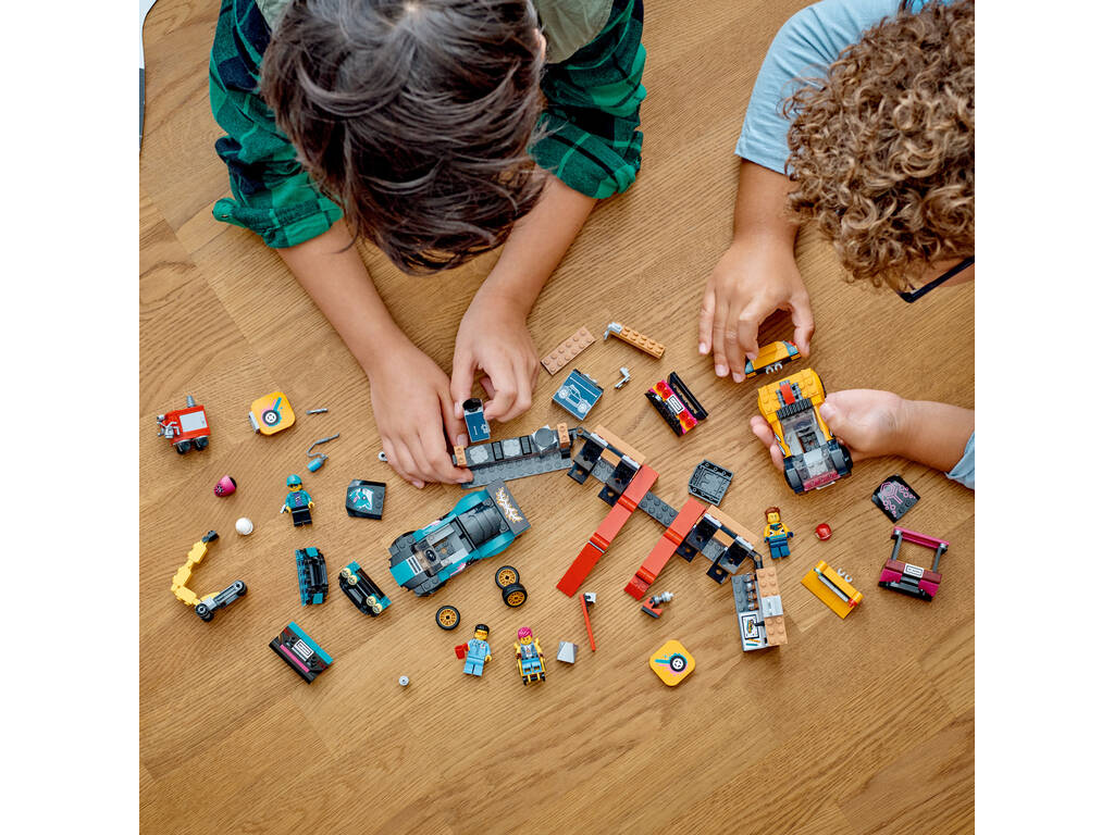 Mechaniker-Tuning-Workshops für großartige Fahrzeuge von Lego City