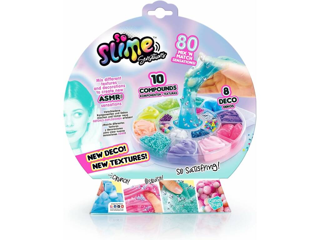 Slime Ruota 10 Texture e 8 Deco Canal Toys SSC236