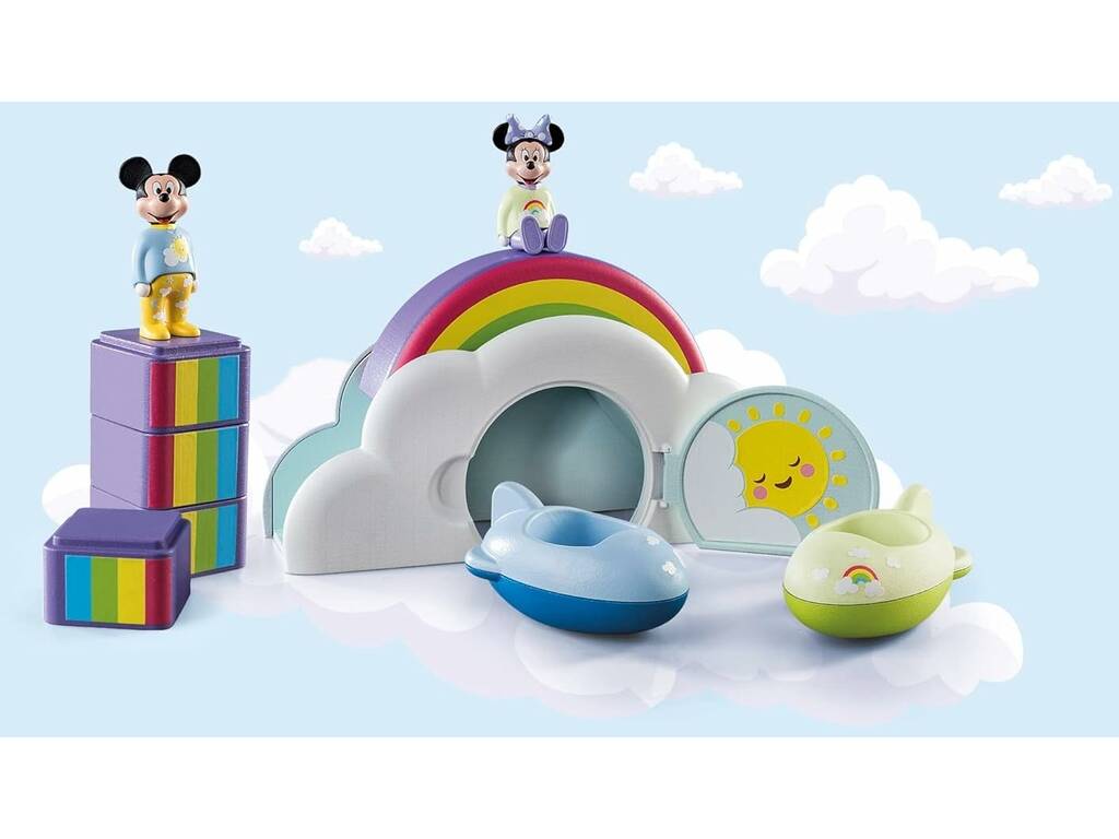 Playmobil 1,2,3 Disney Mickey And Friends Casa nasa Nuvens 71319