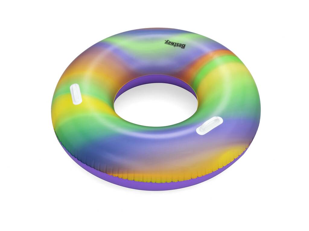 Flutuador Insuflável Rainbow Swim de 119 cm. Bestway 36352