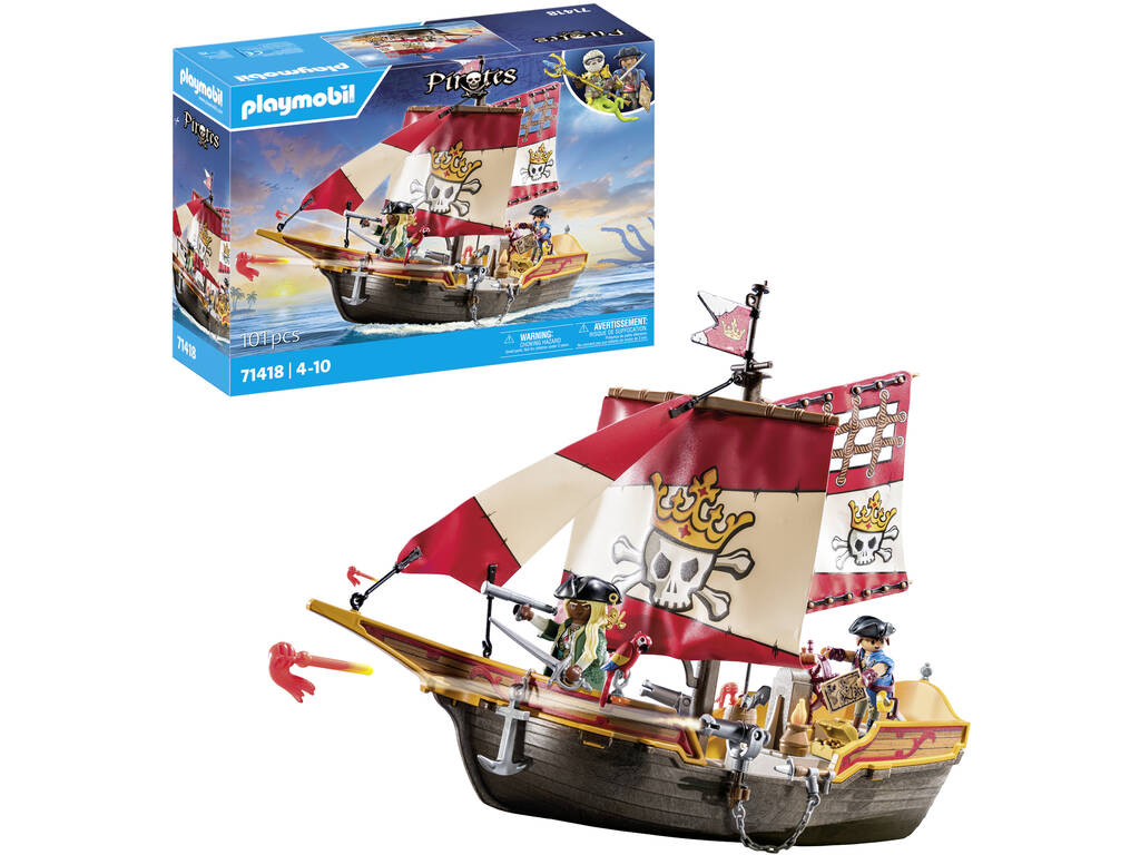 Playmobil Pirates Piratenschiff 71418