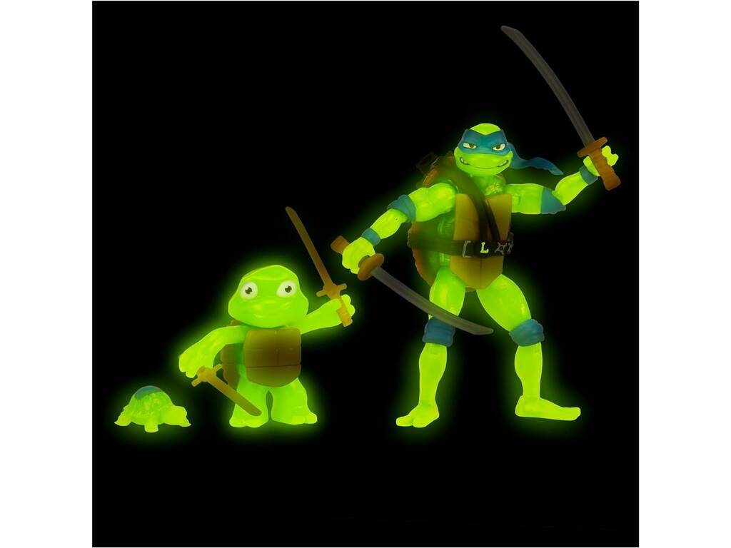 Tortugas Ninja Pack 3 Figuras Evolución Famosa TU819500