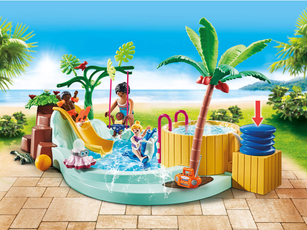 Playmobil My Life Piscina per bambini con Jacuzzi 71529