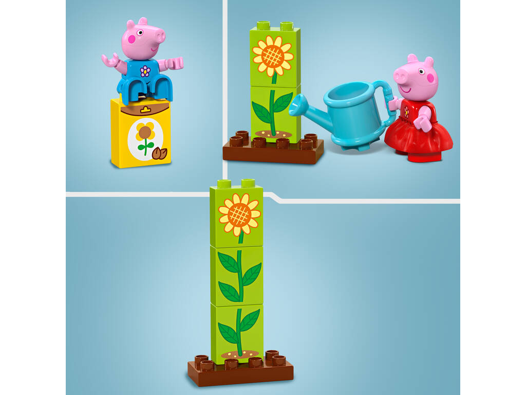 Lego Duplo Giardino e casa sull'albero di Peppa Pig 10431