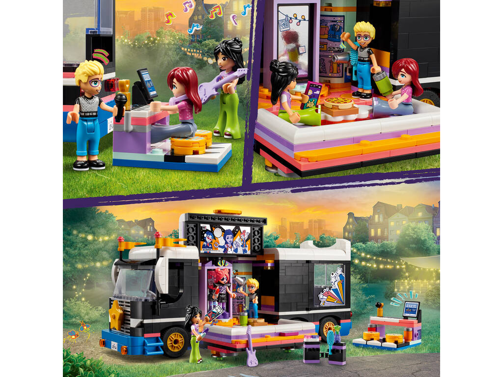 Lego Friends Autobús de Gran Gira Musical 42619