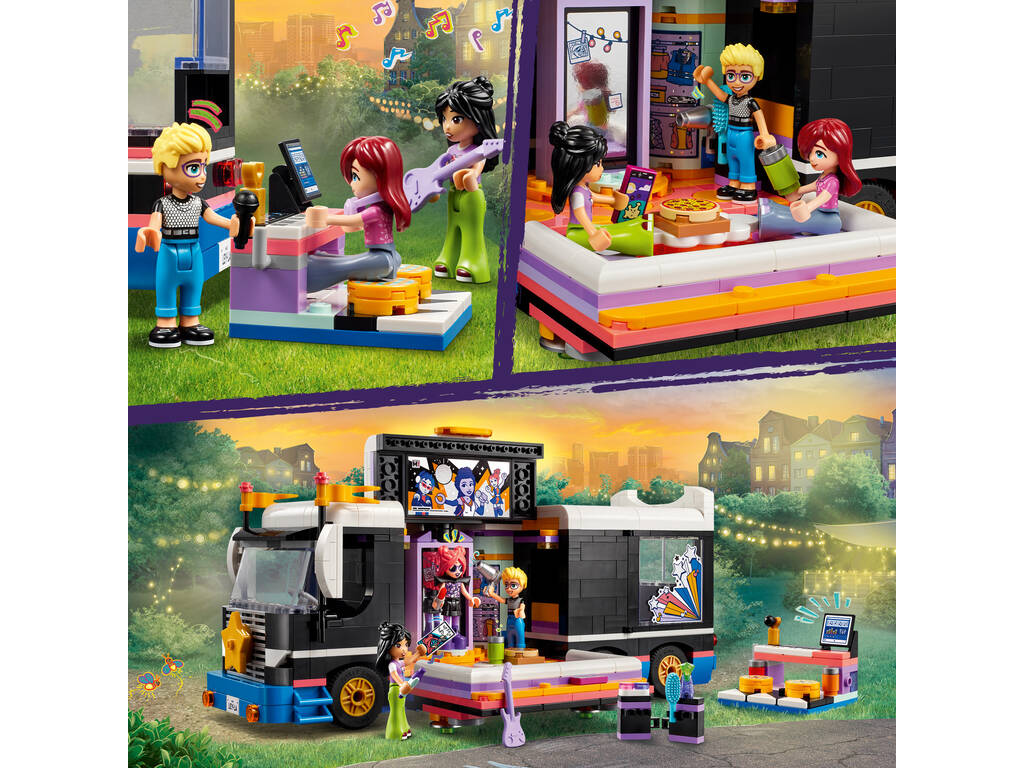 Lego Friends Autocarro de Grande Digressão Musical 42619