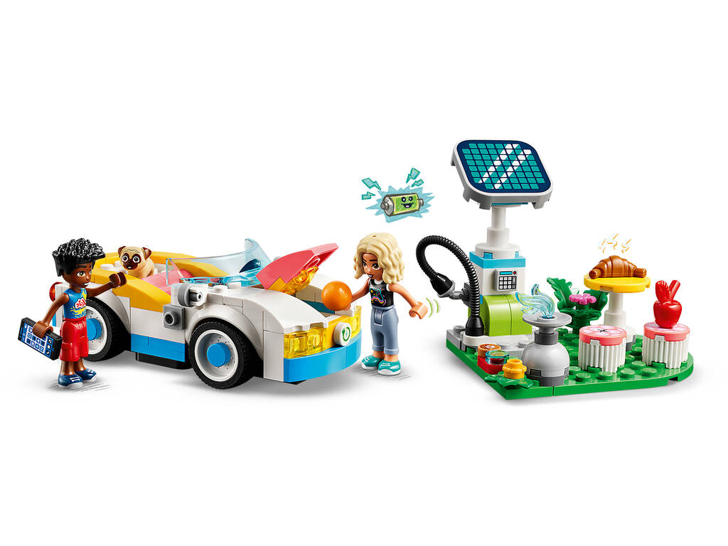 Lego Friends Auto elettrica e caricabatterie 42609