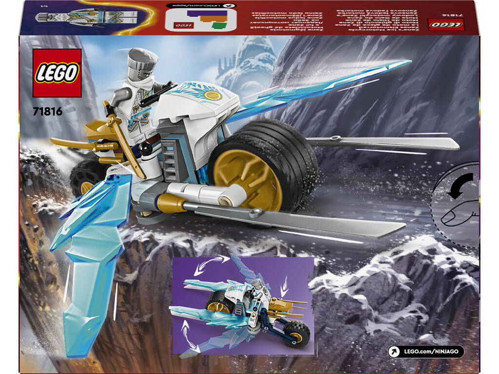 Lego Ninjago Moto del ghiaccio di Zane 71816