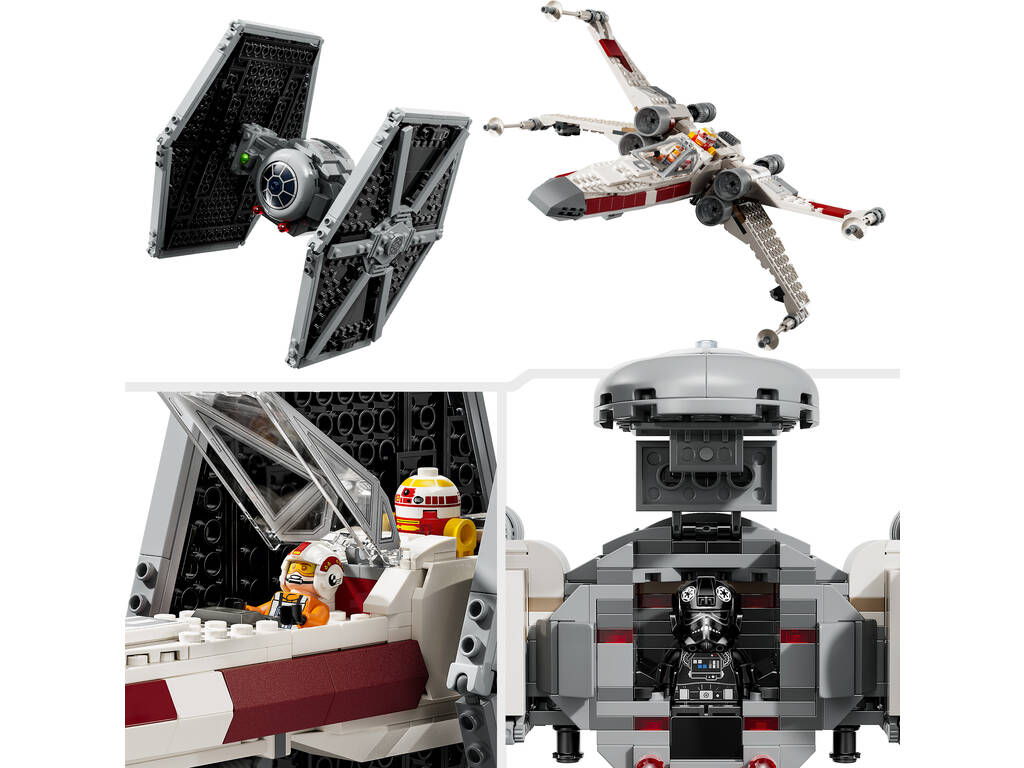 Lego Star Wars Tie Fighter et X-wing fusionnés 75393