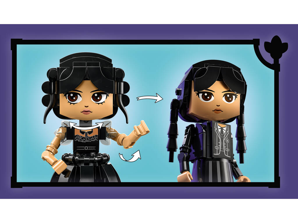 Lego Wednesday Figura de Wednesday Addams 76780