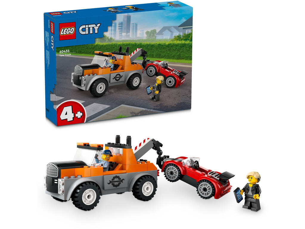 Dépanneuse Lego City et réparation de voitures de sport 60435