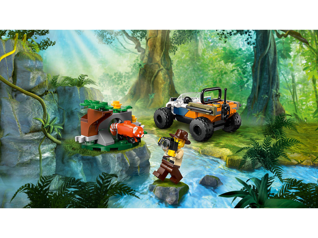 Lego City Exploration Exploradores da Selva Todo-o-Terreno e Missão de Resgate 60424