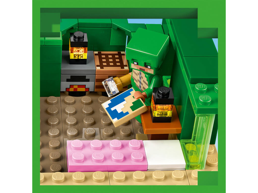 Lego Minecraft Maison Turtle Beach 21254