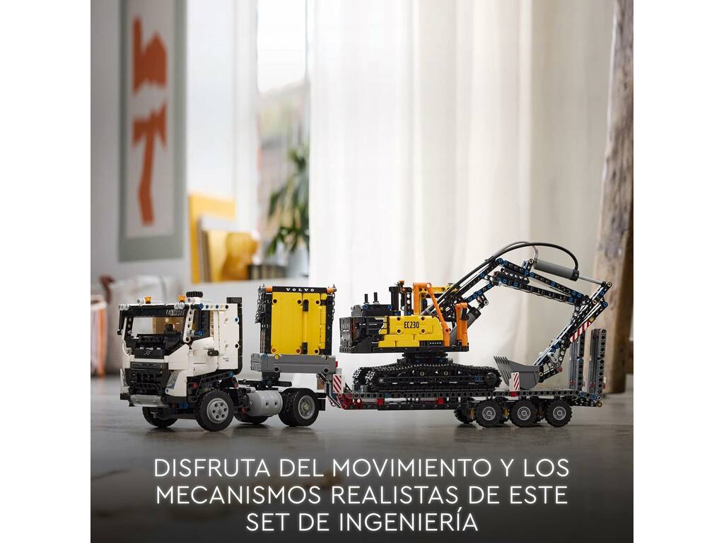 Lego Technic Camión FMX y Excavadora Eléctrica EC230 Volvo 42175