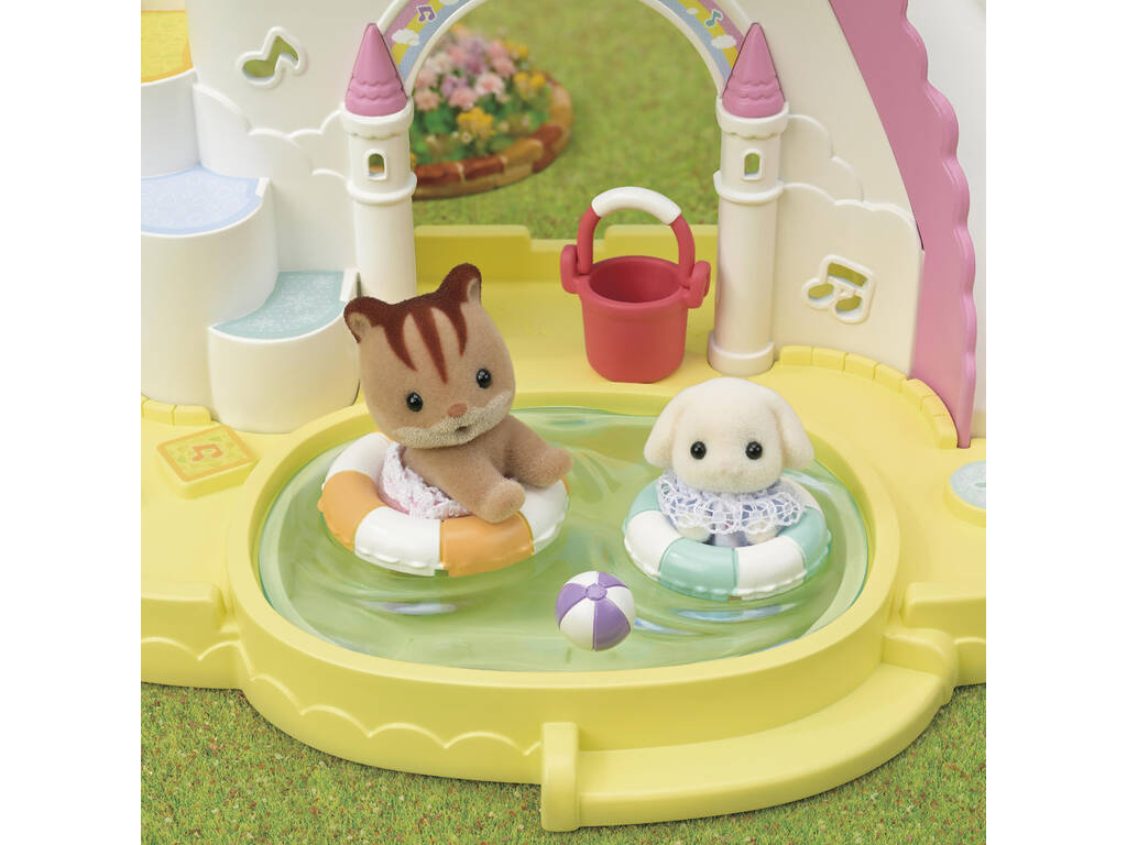 Sylvanian Families Scatola di sabbia e piscina Epoch Para Imaginar 5746