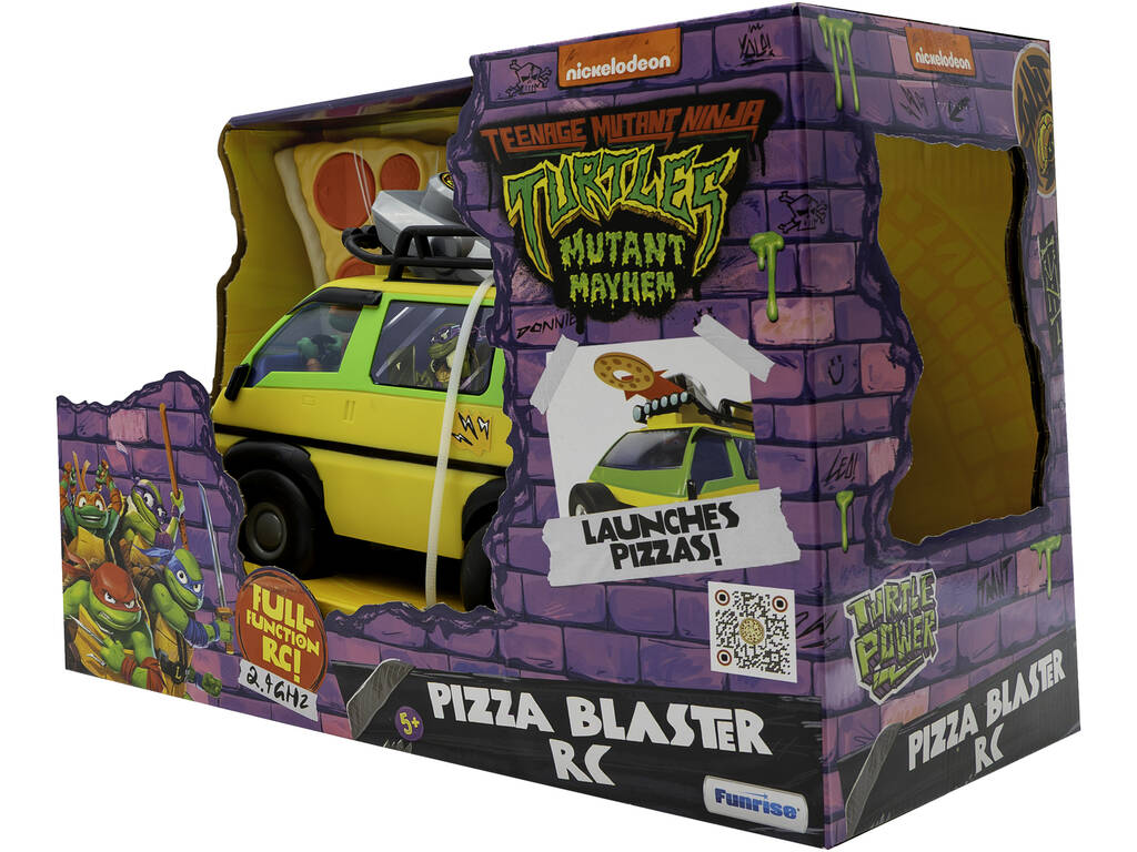 Tartarugas Ninja Rádio Controlo Pizza Blaster Funrise 71038