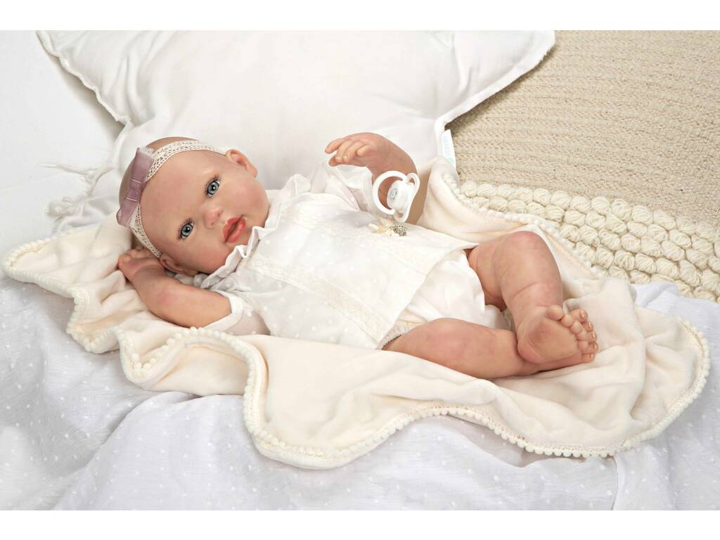 Reborn-Puppe 45 cm. Delia mit Kuscheldecke von Arias 98169