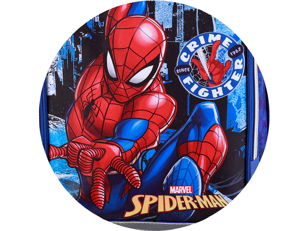 Spiderman Mochila Duplo Compartimento Adaptável a Carrinho de Toybags T434-132