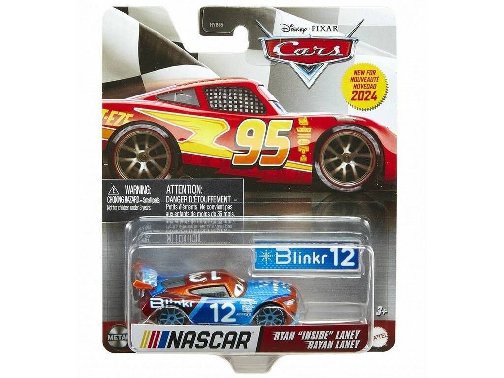 Cars Nascar Carro Metálico com Painel Mattel HYB65