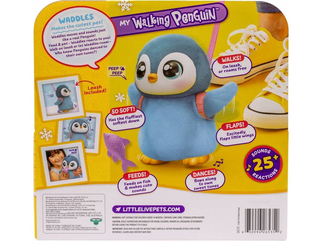 Little Live Pets My Walking Penguin Famosa LP600000