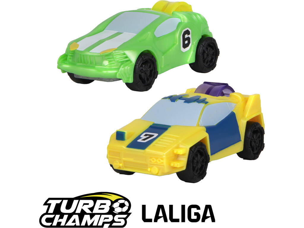 Turbo Champs La Liga Pack 2 Vehículos con Porterías IMC Toys 927353